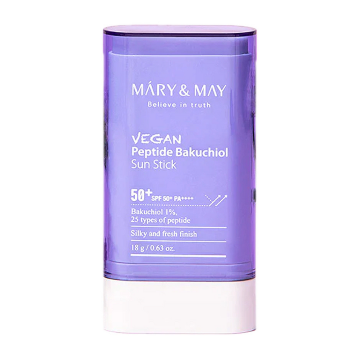 MARY&MAY Vegan Peptide Bakuchiol Sun Stick SPF50+ PA++++ 18g GRLFRND SHOP