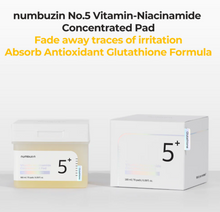 Cargar imagen en el visor de la galería, NUMBUZIN No.5 Vitamin-Niacinamide Concentrated Pad
