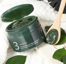 Load image into Gallery viewer, NUMBUZIN No.3 Pore &amp; Makeup Cleansing Balm with Green Tea and Charcoal
