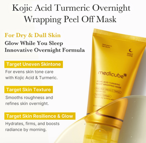 MEDICUBE Kojic Acid Turmeric Night Wrapping Mask 75ml
