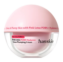 Load image into Gallery viewer, HANSKIN Pink Lotus PDRN Hyaluron Glow Plumping Cream 50ml
