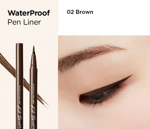 CLIO WATERPROOF PEN LINER ORIGINAL #2 BROWN