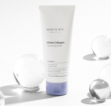 Cargar imagen en el visor de la galería, MARY&amp;MAY WHITE COLLAGEN CLEANSING FOAM 150ml
