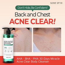 Load image into Gallery viewer, SOMEBYMI AHA BHA PHA 30 DAYS MIRACLE ACNE CLEAR BODY CLEANSER 400g
