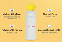 Cargar imagen en el visor de la galería, TOCOBO AHA BHA Lemon Toner 150ml
