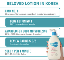 Load image into Gallery viewer, DERMA-B Daily Moisture Body Lotion 400ml
